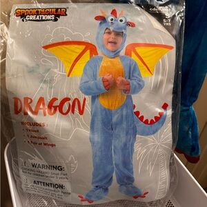 Blue Dragon Kids Costume